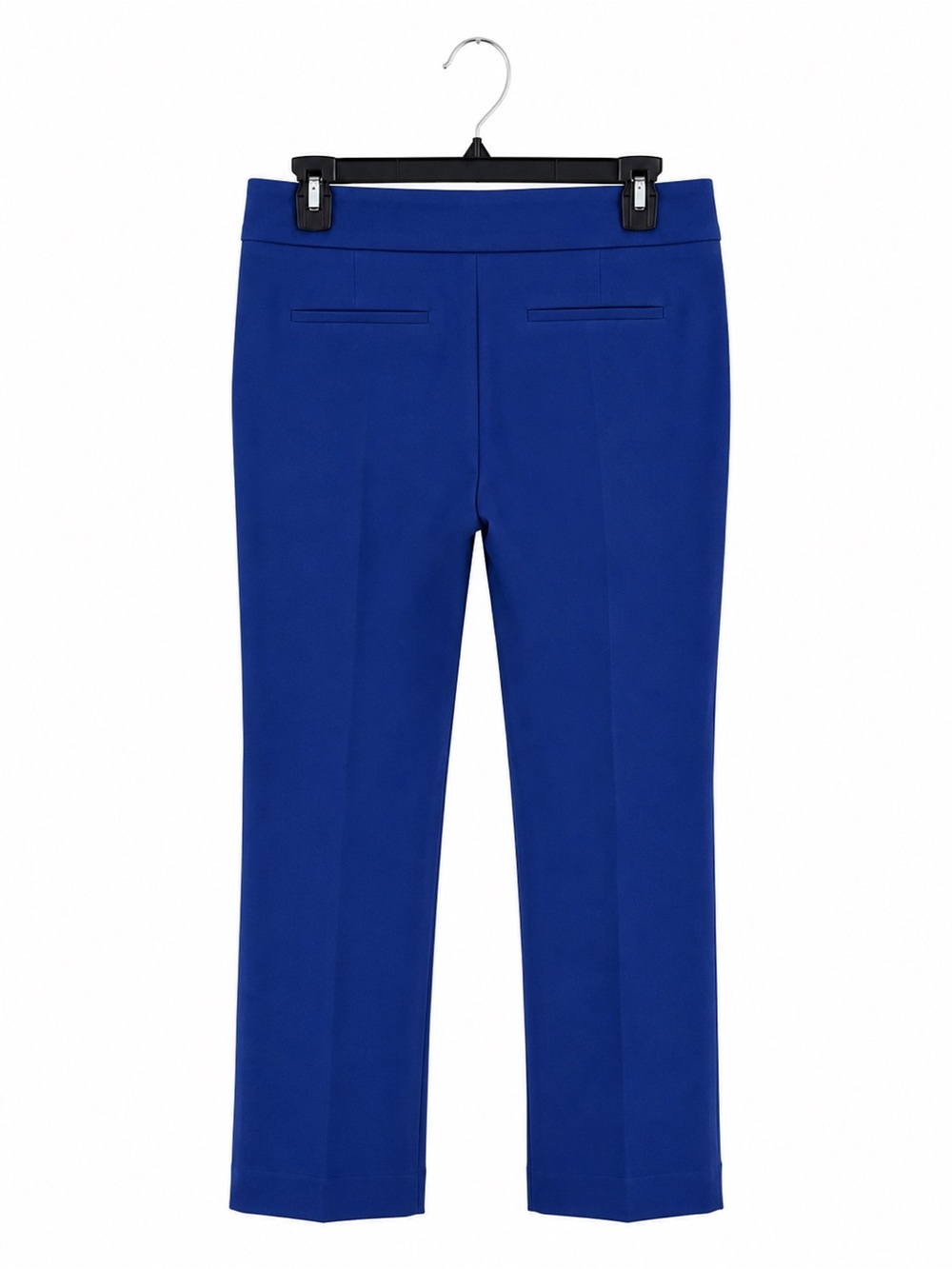 LOFT Petite Dress Pants Womens 10P Blue Side Zip Ankle Career Stretch - Picture 2 of 2